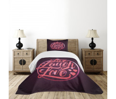 Bokeh Hearts Bedspread Set