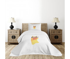 Sunglasses Wearing Animal Bedspread Set