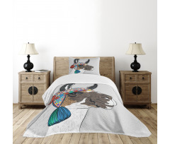 Abstract Pattern Bedspread Set