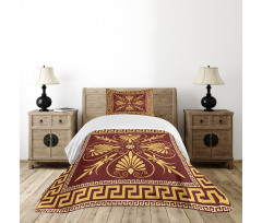 Labyrinth and Flower Bedspread Set