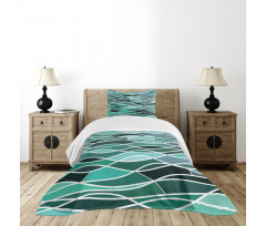 Stained Glass Composition Bedspread Set