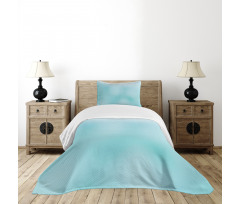 Abstract Blurred Design Bedspread Set