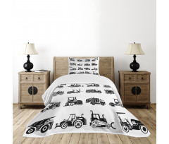 Heavy Machinery Mining Bedspread Set