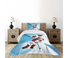 Player Strong Shot Goal Bedspread Set