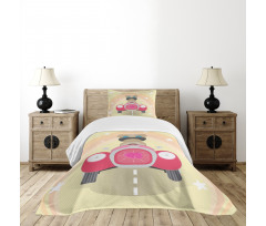 Superhero Puppy Bedspread Set