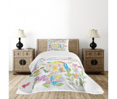 Childish Doodle Bedspread Set