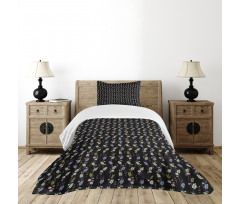 Abstract Blooming Nature Bedspread Set