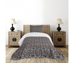 Ottoman Floral Art Bedspread Set