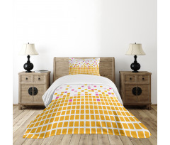 Simple Mosaic Bedspread Set