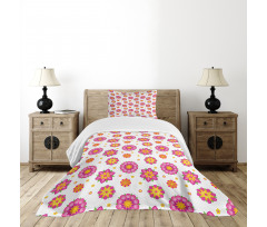 Flower Blooms Bedspread Set