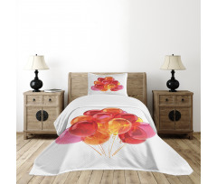 Warm Balloons Bedspread Set