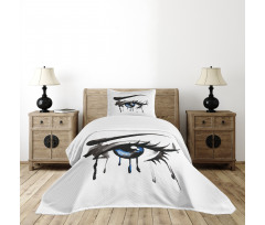 Dramatic Look of a Woman Bedspread Set