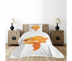 Happy Playful Goldfish Bedspread Set