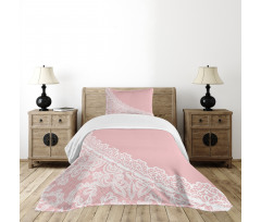 Lace Style Border Bedspread Set