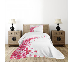 Rose Petals Vortex Bedspread Set