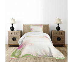 Pastel Tulips Bedspread Set