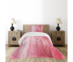 Distressed Wood Bedspread Set