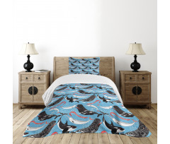 Arctic Ocean Fauna Bedspread Set