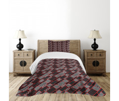 Geometric Retro Bedspread Set