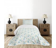 Floral Scrapbook Bedspread Set