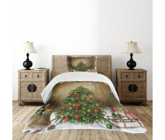 Pine Tree Presents Bedspread Set