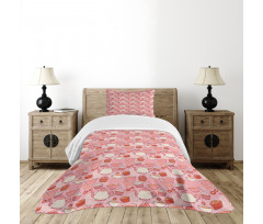 Cherries and Cupcakes Bedspread Set