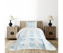 Blue Valentine Cloud Bedspread Set