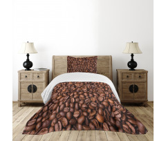 Roasted Coffee Grains Bedspread Set