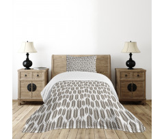 Palm Tree Leaves Bedspread Set