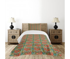 Oriental Nature Flourish Bedspread Set