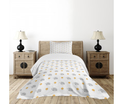 Sketch Art Illustration Bedspread Set