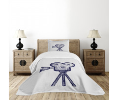 Sketch Projector Bedspread Set