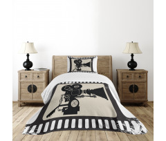 Film Frame Deisgn Bedspread Set