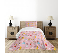 Fairies Music Cheerful Bedspread Set