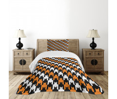 Catstooth Pattern Bedspread Set