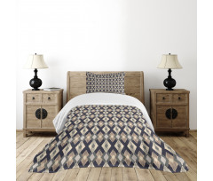 Ikat Style Bedspread Set