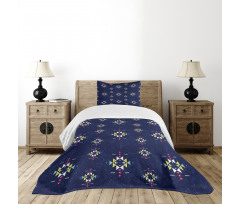 Geometric Art Bedspread Set