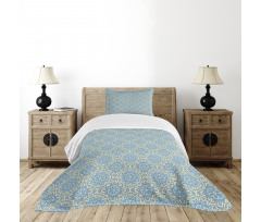 Eastern Style Swirl Tile Bedspread Set