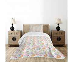 Watercolor Sweets Bedspread Set