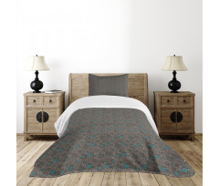 Eastern Lines Swirls Bedspread Set