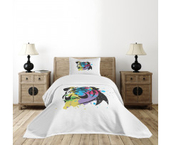 Dog Portrait Bedspread Set