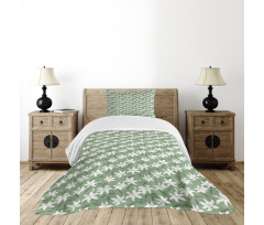 Lilly Bouquet Design Bedspread Set