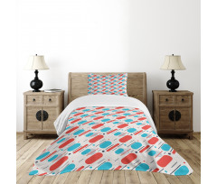 Lines and Stripes Bedspread Set