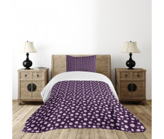 Circles Dots Short Lines Bedspread Set