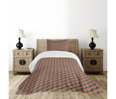 Rhombuses Hexagons Bedspread Set