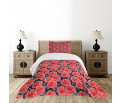 Romantic Blossoms Buds Bedspread Set