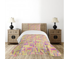Doodle Art Colorful Bedspread Set