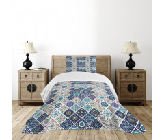 Portuguese Retro Tile Bedspread Set