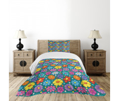 Fresh Spring Baby Pattern Bedspread Set