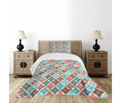 Bohemian Pastel Retro Bedspread Set